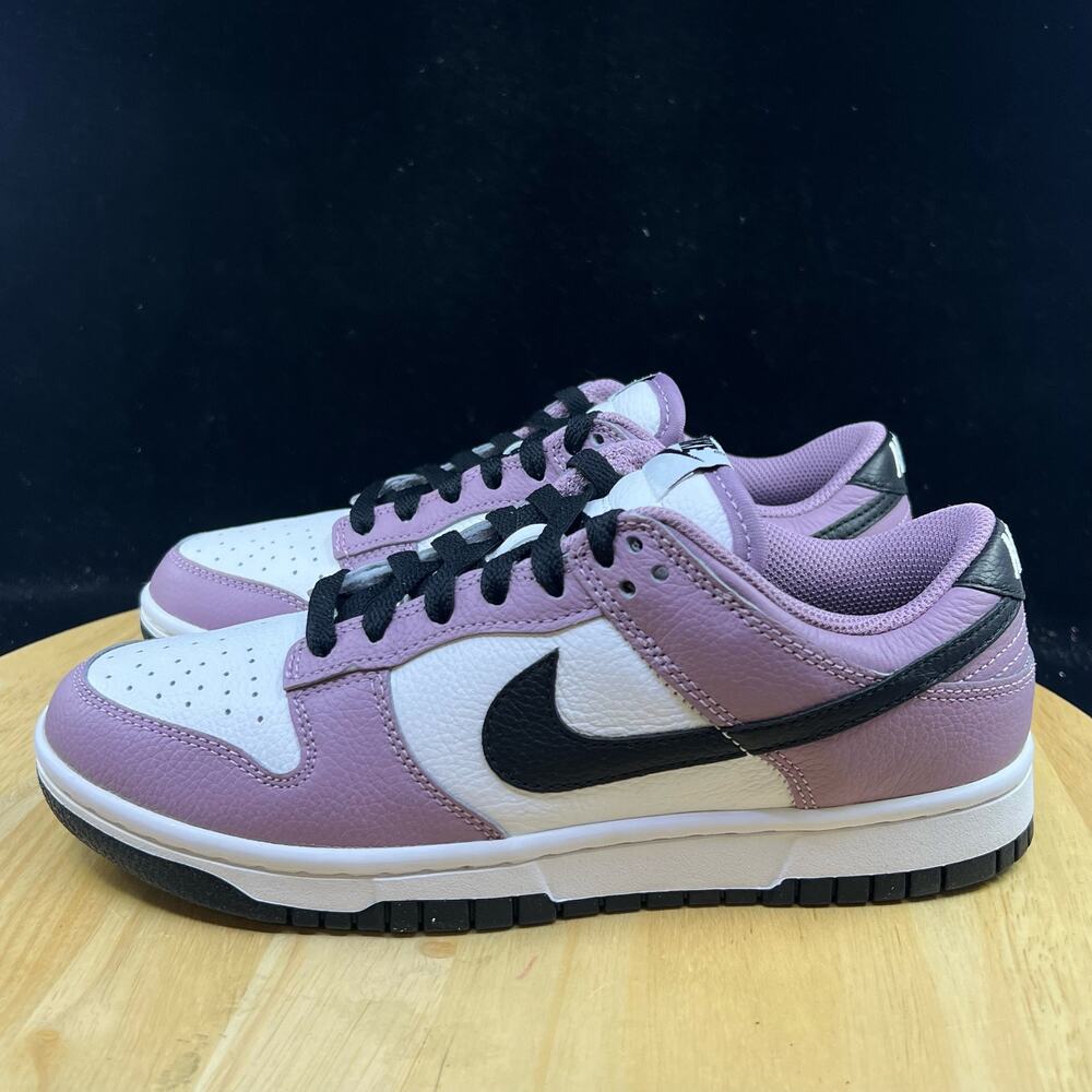 NEW Nike By You Dunk Low Pink White Black FJ2253-901 Women Size 8 - Picture 7 of 10